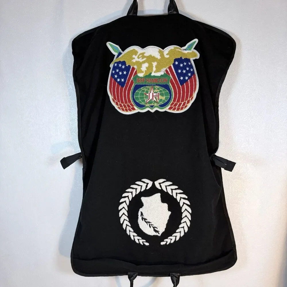 Jeff Hamilton x Caesars Palace Black Wool Garment Bag